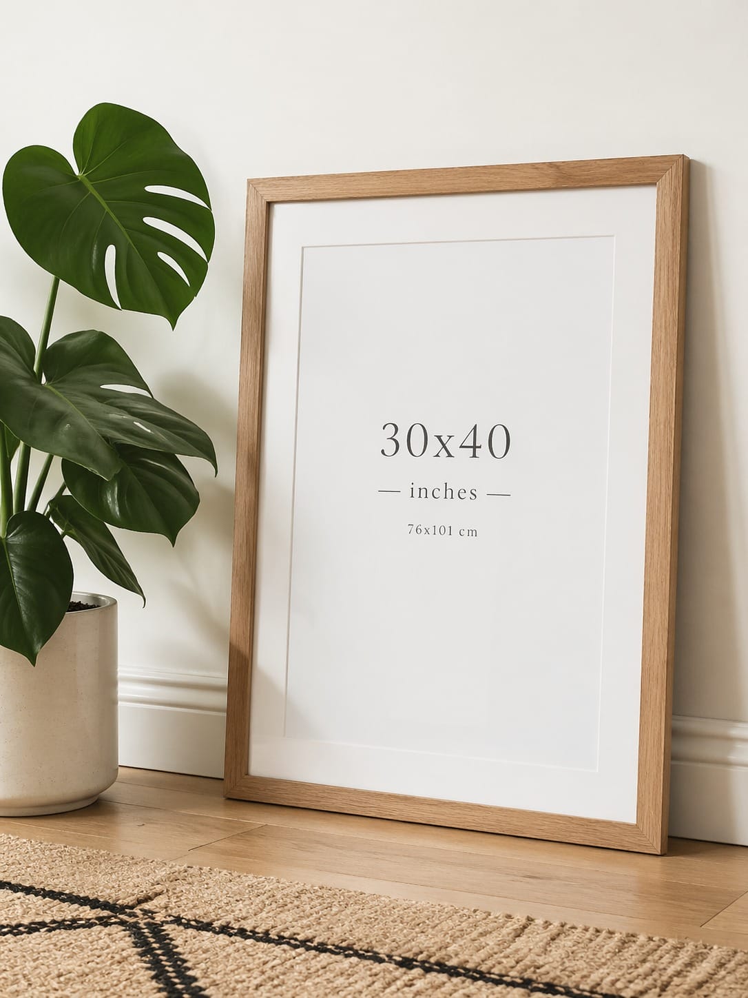 Premium 30x40 Picture Frames: Custom Wood & Metal