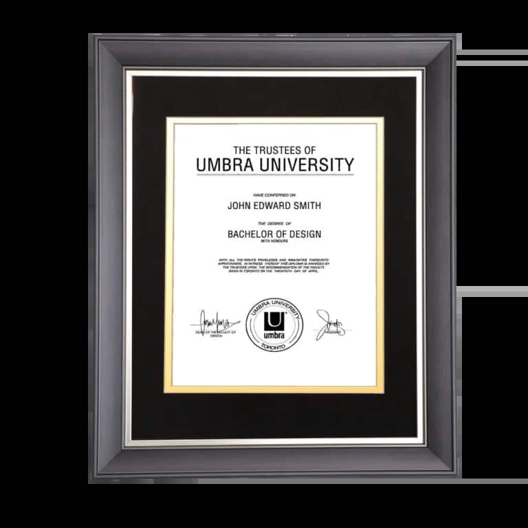Certificate Picture Frame