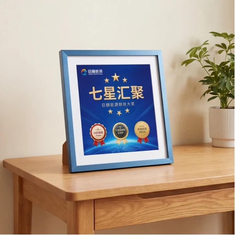Blue Picture Frame – Solid Wood, Certificate & Award Display